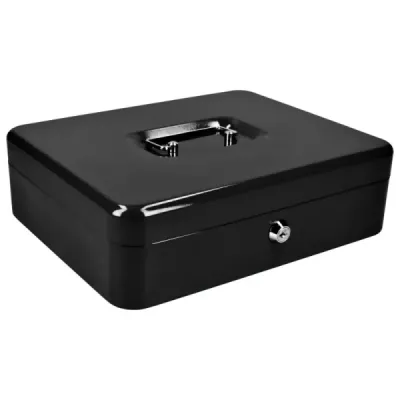 Caja Metálica Para Efectivo Dinero 20 Cm X 16 Cm Lock