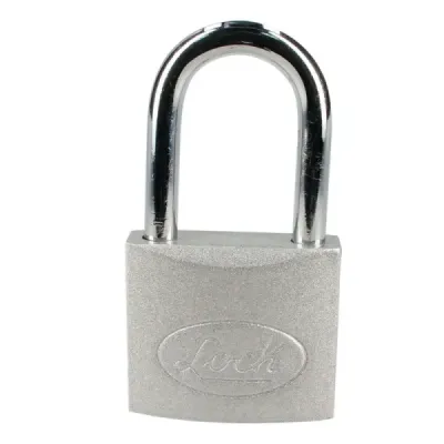 Candado Largo De Acero 45 Mm 5 Pernos Lock Con 3 Llaves