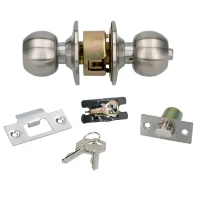 Cerradura De Bola Pomo Para Recámara Acero Inoxidable Prolok