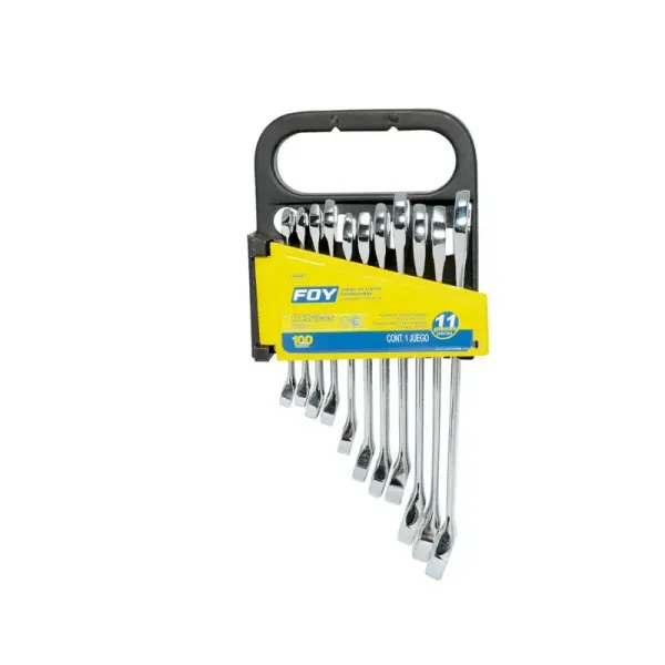 Juego 11 Llaves Mixtas Con Ratchet 6 Mm A 16 Mm Foy (140461)
