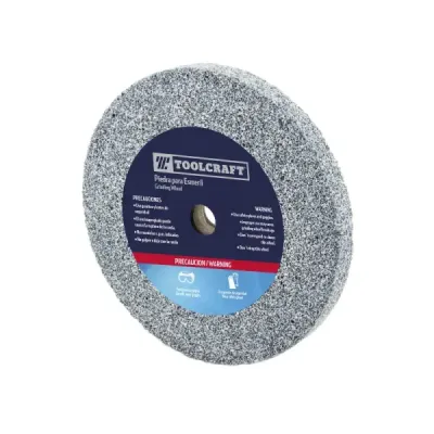 Piedra Para Esmeril 8' X 1' Toolcraft Grano 36 Eje 1/2'