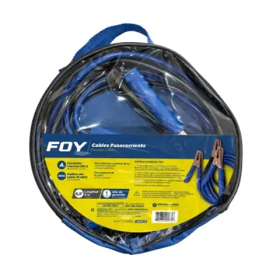 Juego De Cables De Puente Pasacorriente 150a Foy Con Estuche