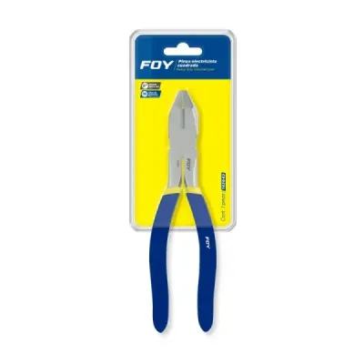 Alicate Profesional 8' Estriado Corta Cable Lateral Foy
