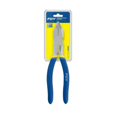 Alicate Profesional 9' Estriado Corta Cable Lateral Foy