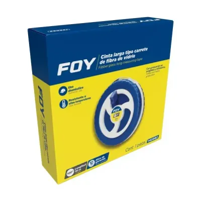Cinta Métrica Fibra De Vidrio 30 M X 13 Mm Foy De 2 Tintas