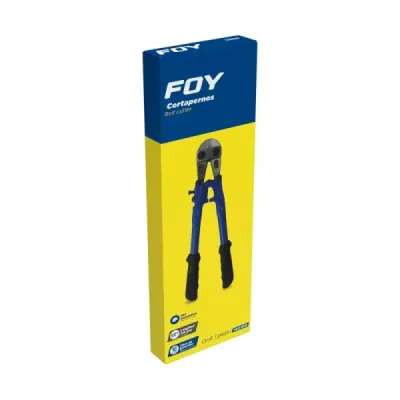 Cizalla Corta Pernos 12' Corte Central Foy Con Mango Grip