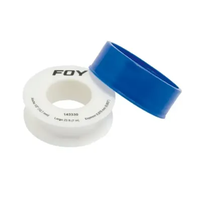 Cinta Teflón Sella Roscas 1/2' 7 M Foy Espesor 0.065 Mm