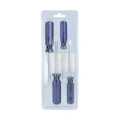 Juego 4 Destornilladores Combinados Surtek Con Mango En Pvc Foy
