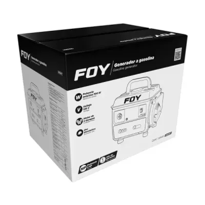 Generador A Gasolina 700 W 63 Cc Manual 120 V 60 Hz Foy