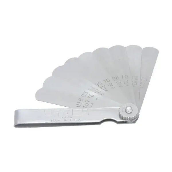 Calibrador En Pulgadas De 9 Hojas 0.003' A 0.018' Urrea (000A)