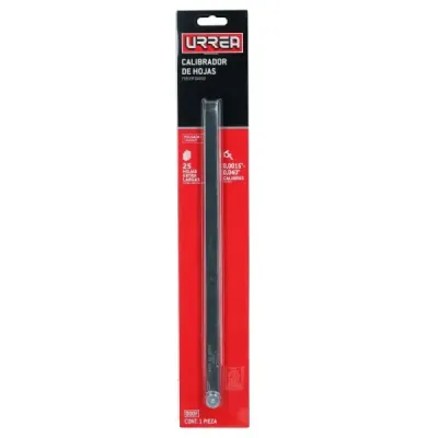 Calibrador De Galgas Extra Largo 25 Hojas Industrial Urrea