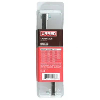 Calibrador De Puntas A 45° 26 Hojas 0.005'' A 0.030'' Urrea (002645)