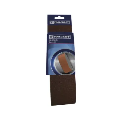 3 Lijas De Banda 4' X 24' Toolcraft Grano 120