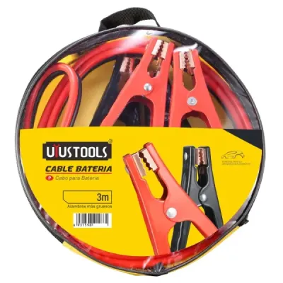 Cable Pasa Corriente Iniciar Batería 3m X 500a Uyustools