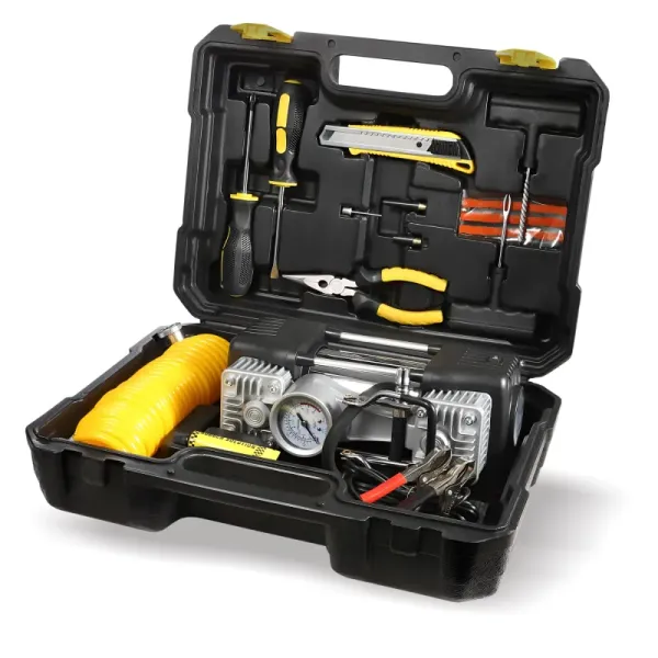 Compresor De Aire 12 V 300 W Uyustools Con 14 Herramientas (CMM300U)