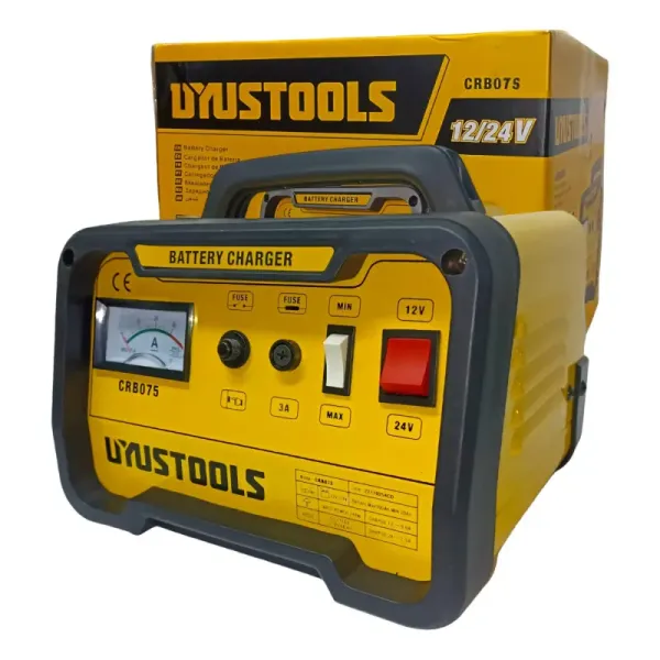Cargador De Baterías 12v 24v Ip20 20 - 200 Ah Uyustools (CRB075)