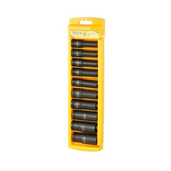 Set 10 Copas De Impacto Largas Milimétricas 1/2' Uyustools (DAA1210L)
