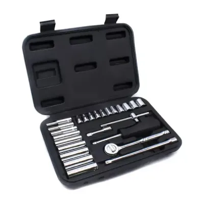 Juego De Copas Dados 25 Piezas 1/4' Métrico Uyustools