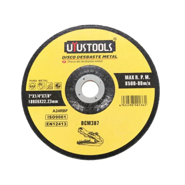 Disco Desbaste Metal 7' Deprimido 8500 Rpm Uyustools (DCM307)