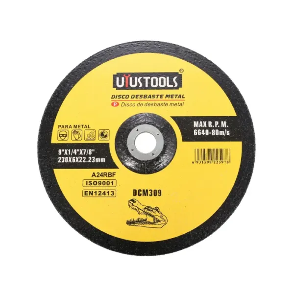 Disco Desbaste Metal 9' Deprimido 6640 Rpm Uyustools (DCM309)