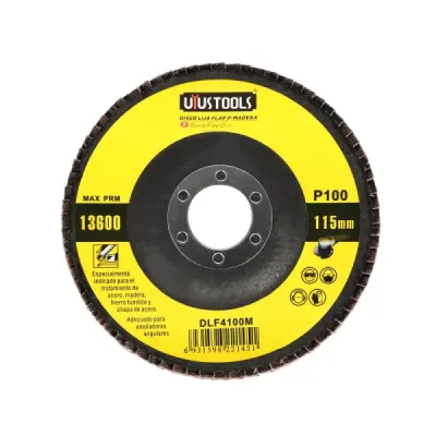 Disco Lija Flap Para Madera P80 180 Mm 9000 Rpm Uyustools