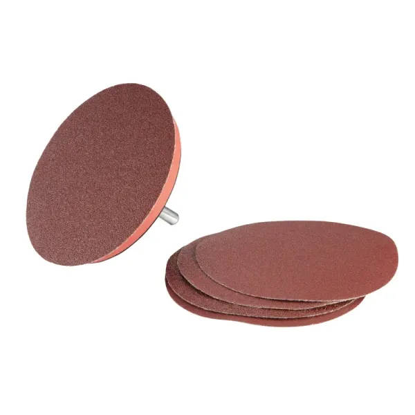 Discos De Pulir 4.1/2' (115mm) Uyustools 5 Lijas Velcro (DP115J-P)