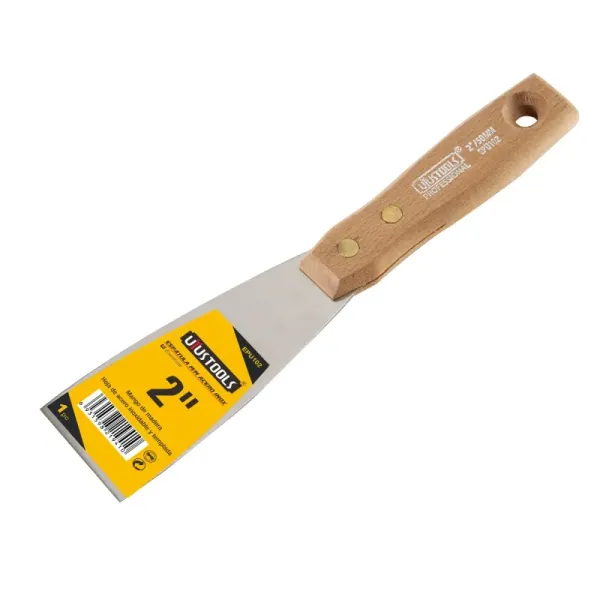 Espátula Acero Inoxidable 2' Uyustools Con Mango Madera (EPU102)