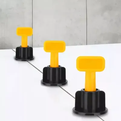 Set 50 Niveladores De Cerámica Con Clavo Cambiable Uyustools