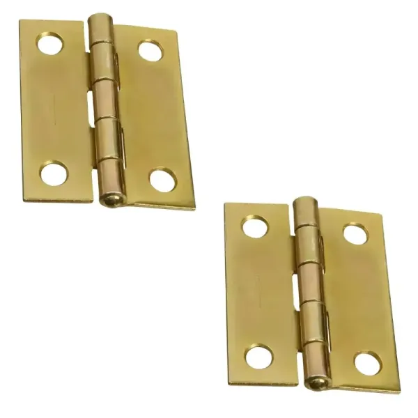 Bisagra Doble 1' Latón Brillante Ferrawyy X 24 Unidades (BID001)