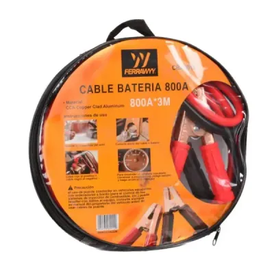 Cable Arranque Puente Batería 3m 800a Ferrawyy Estuche