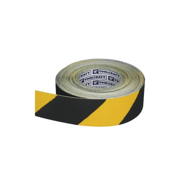 Cinta Antiderrapante De 5 M X 50 Mm Toolcraft Negro/amarillo (TC5270)