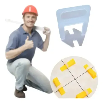 Set 100 Cuñas Nivelador De Ceramica 16x88x20 Mm Uyustools