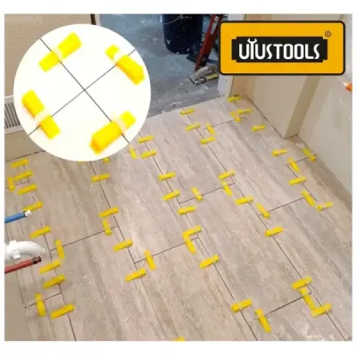 Set 100 Cuñas Nivelador De Ceramica 16x88x20 Mm Uyustools