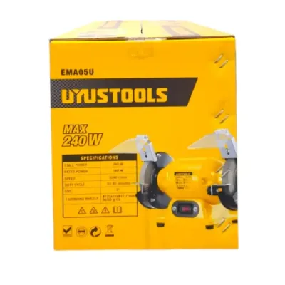 Esmeril Banco 5' 240 W 3450 Rpm Uyustools Piedras Abrasivas