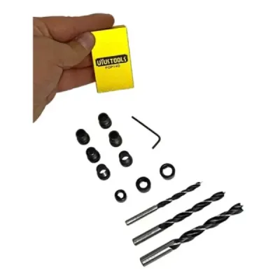 Posicionador Perforación Madera Pocket Hole Uyustools 14 Pzs