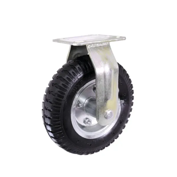 Rodachina Rueda Neumática 10' Toolcraft 150 Kg Placa Fija (TC5322)