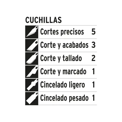 Juego Bisturíes 13 Cuchillas Pretul Estuche Mangos Metálicos