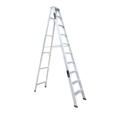 Escalera Tijera 9 Peldaños 3 Metros Bullcorp En Aluminio