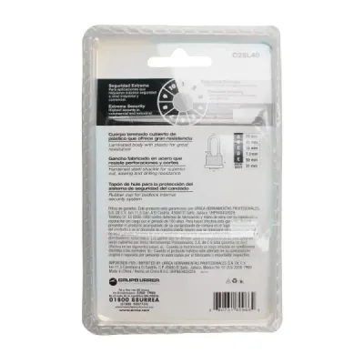 Candado Largo Impermeable Exterior 40 Mm Lock Llave Estándar