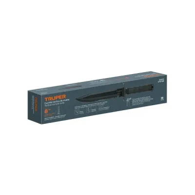 Cuchillo Táctico Supervivencia 8' Truper Cazador Multifilos