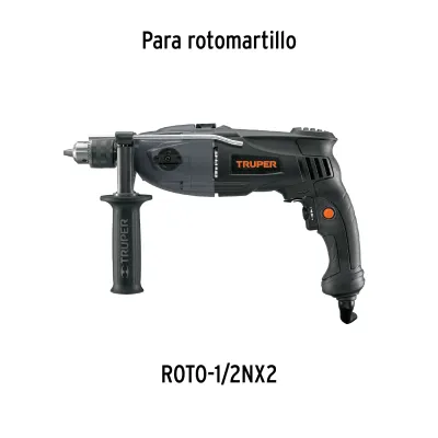 2 Carbones De Repuesto Para Taladro Truper Roto-1/2nx2