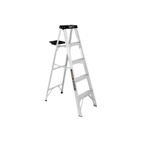 Escalera Tijera 4 Peldaños Tipo Iii Truper 150kg Con Bandeja (EST-34 - 16742)