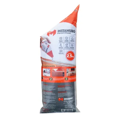 Pegante Industrial Tipo Cemento 2.5 Kg Instamuro Para Bloque