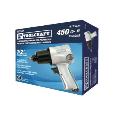 Llave De Impacto 1/2' 50 - 450 Lb/ft Toolcraft Twin Hammer