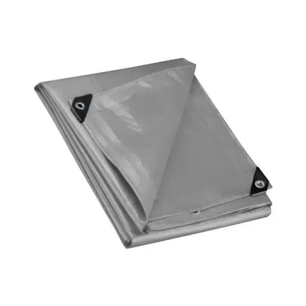 Lona Impermeable Gris 3x3m Reforzada Toolcraft Uso Rudo (TC5452)