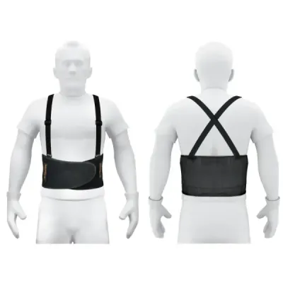 Faja Lumbar Ajustable Talla Mediana Truper Objetos Pesados