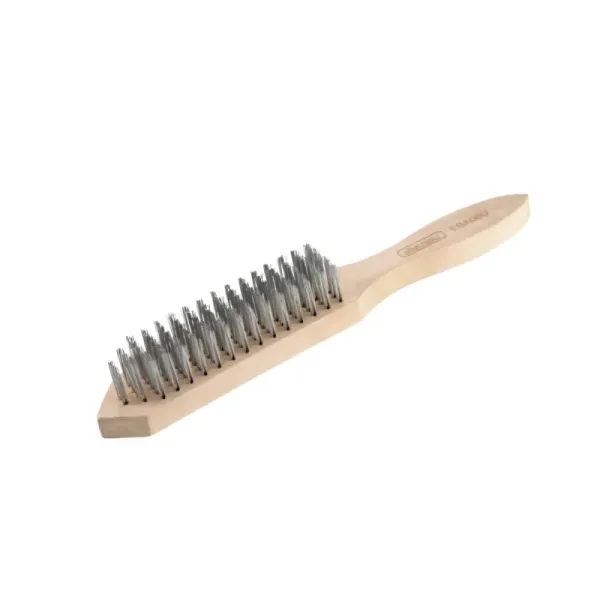 Cepillo Escobilla Acero 25x0.33mm Uyustools Mango Madera (EBA06U)