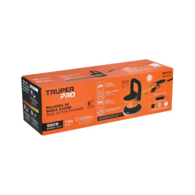 Kit Polichadora Pulidora Doble Acción 6' 900w Truper Pro
