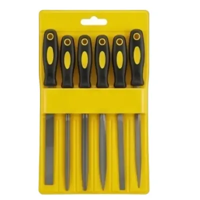 Set Limas Junior Mango Plástico 6pcs Acero Uyustools 3x140