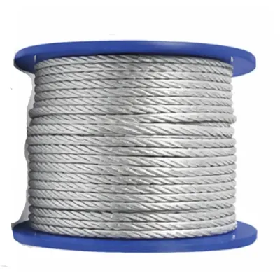 Cable Acero Galvanizado 3/32” 75m 7x7 Resistente Toolcraft